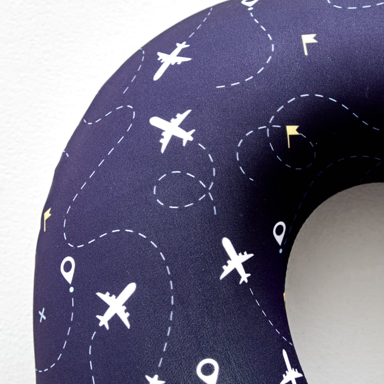Granet Travel Aero Memory Foam Printed U-Neck Pillow