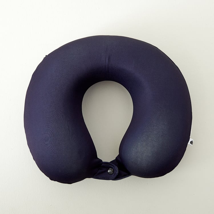 Garnet Travel Cobalt Memory Foam U-Neck Pillow