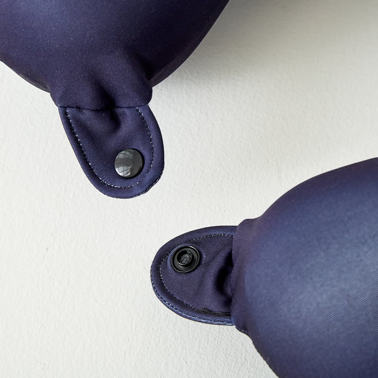 Garnet Travel Cobalt Memory Foam U-Neck Pillow