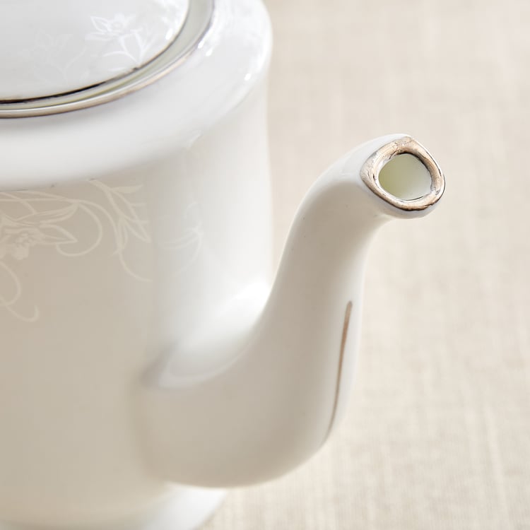Ivory Zilver 15Pcs Bone China Printed Tea Set