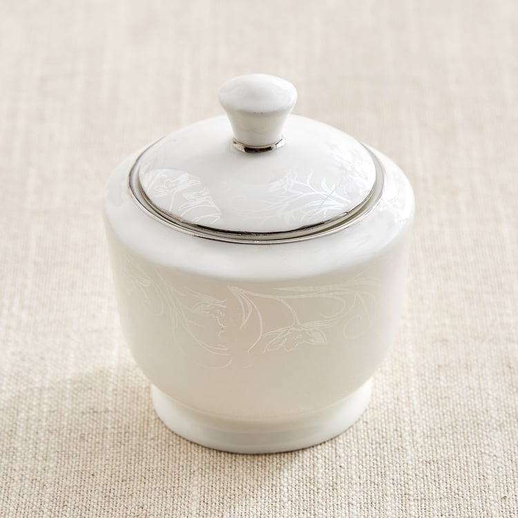 Ivory Zilver 15Pcs Bone China Printed Tea Set