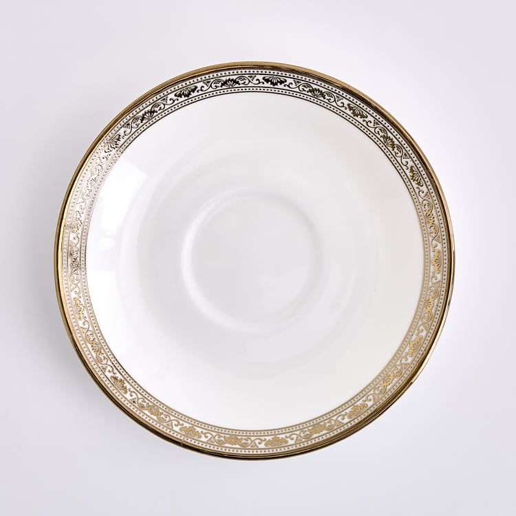 Midas Vellum Bone China Printed Cup and Saucer - 150ml