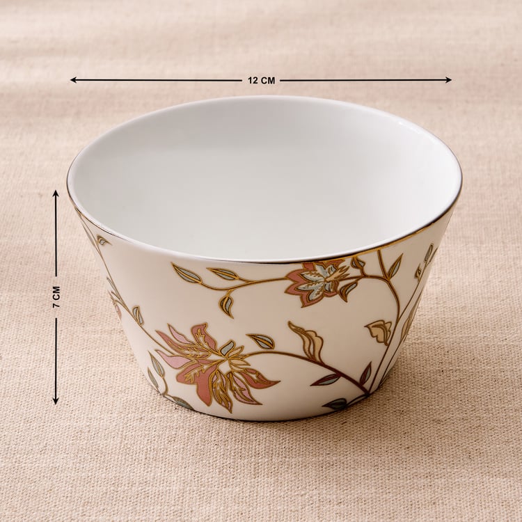 Midas Emily Bone China Floral Print Bowl - 470ml