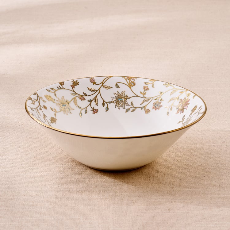 Midas Emily Bone China Floral Print Serving Bowl - 1L