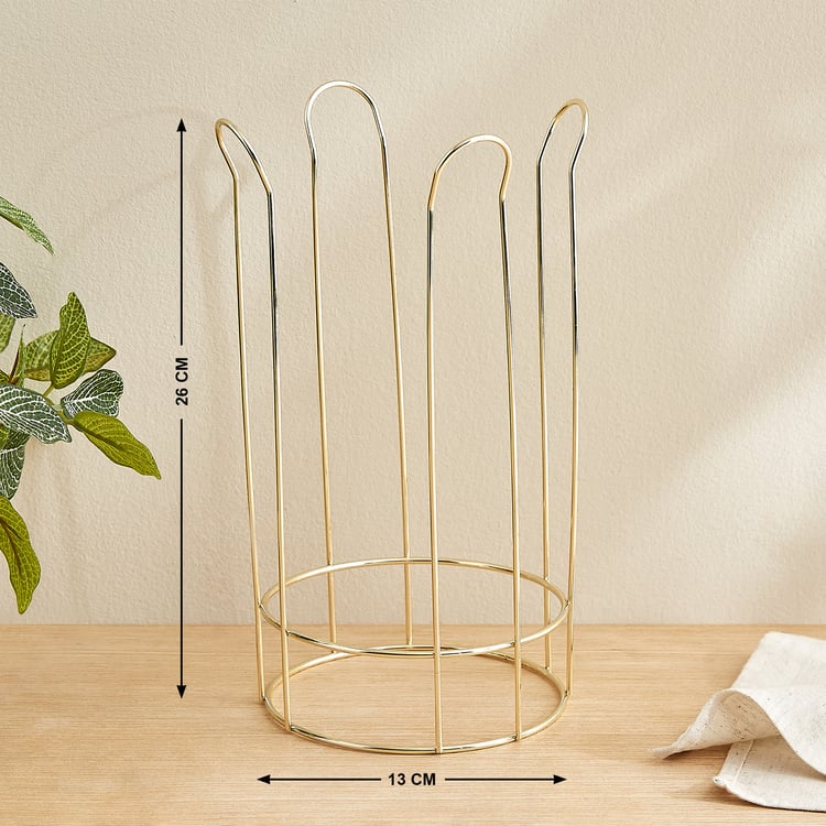 Caraway Somber Set of 6 Stoneware Bowls with Metal Stand - 460ml