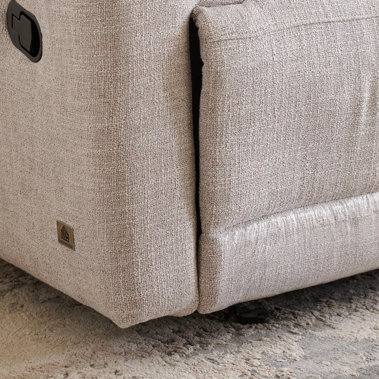 Lambert Fabric 1-Seater Rocking Recliner - Beige