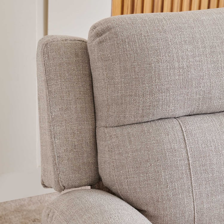 Lambert Fabric 1-Seater Rocking Recliner - Beige