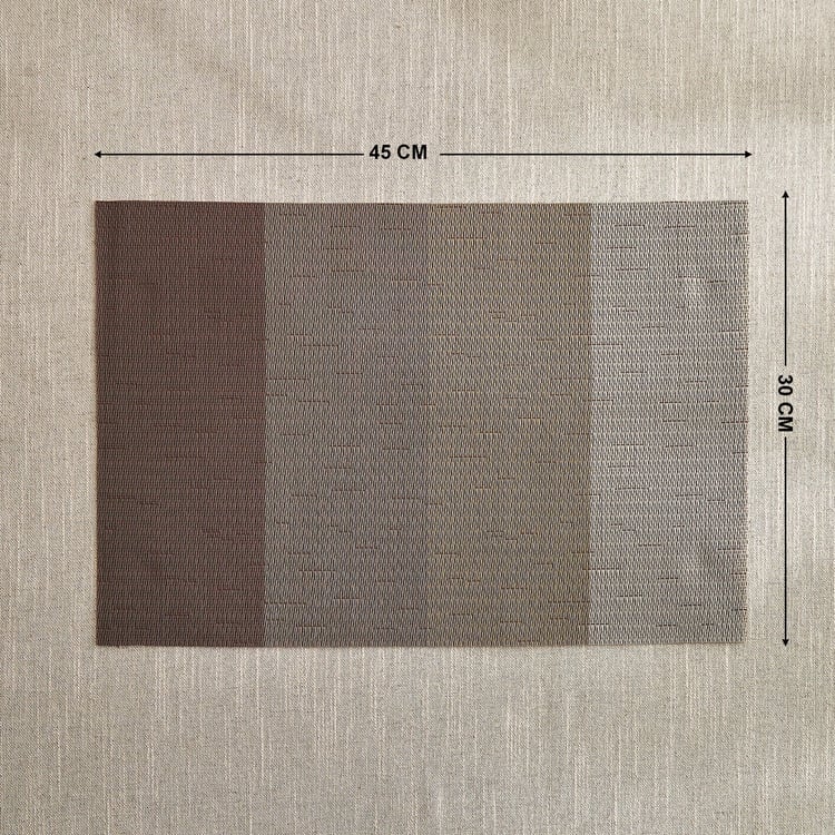 Eden Blocks Set of 6 PVC Striped Placemats