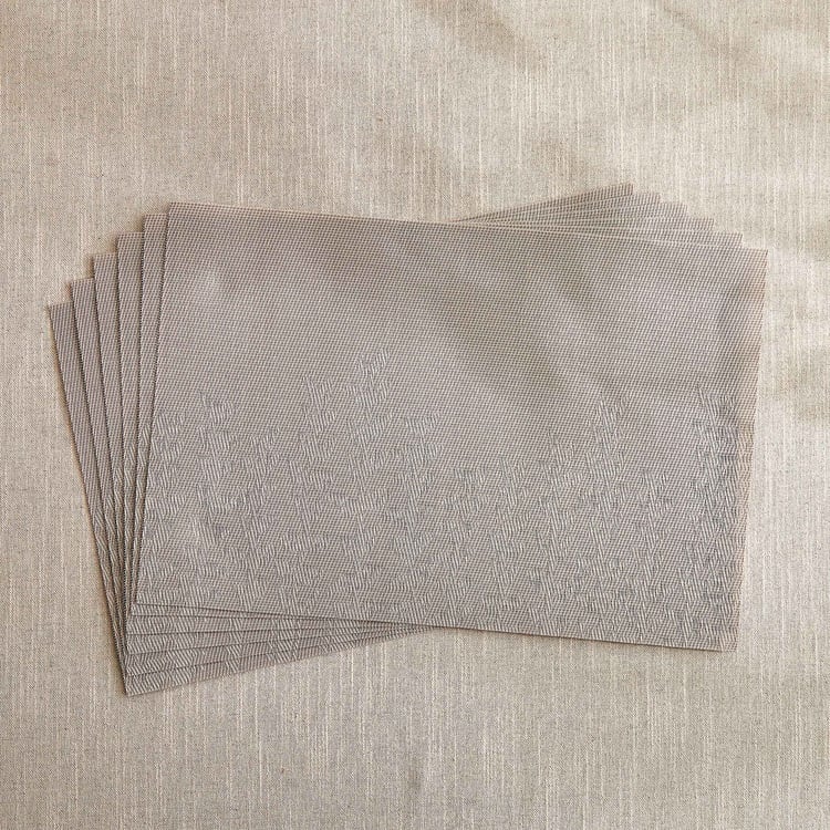 Eden Patterned Set of 6 PVC Placemats