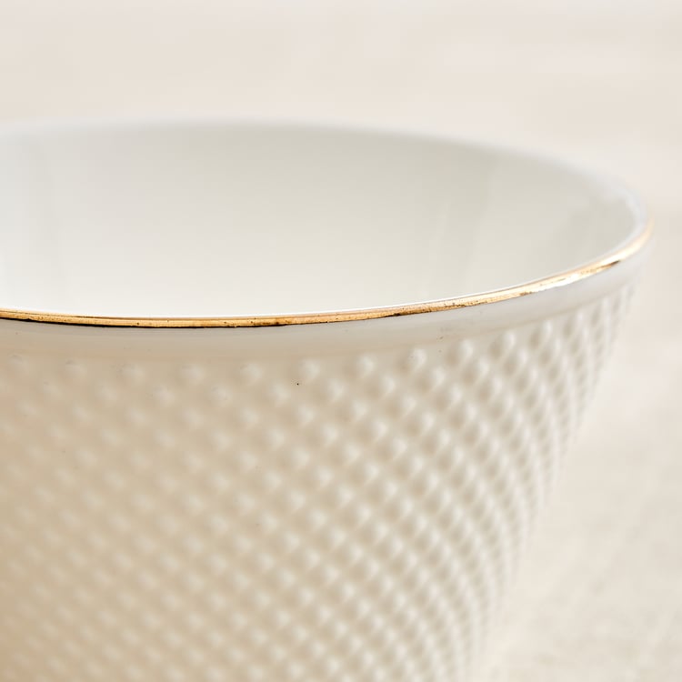 Zura Blanc Set of 3 Bone China Serving Bowl - 320ml