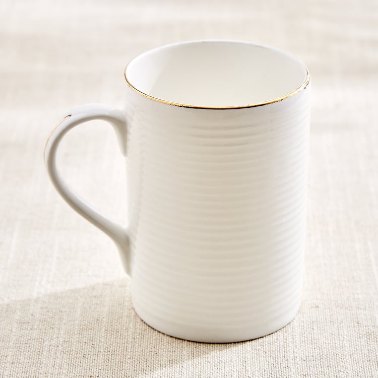 Zura Linia Anne Set of 4 Bone China Coffee Mugs - 330ml