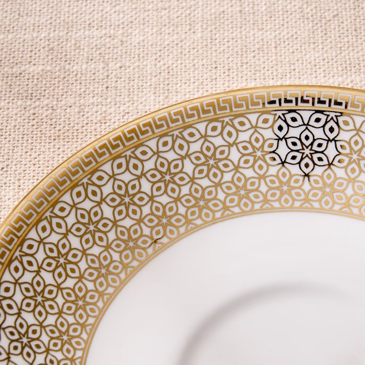 Midas Classic Bone China Printed Cup and Saucer - 150ml