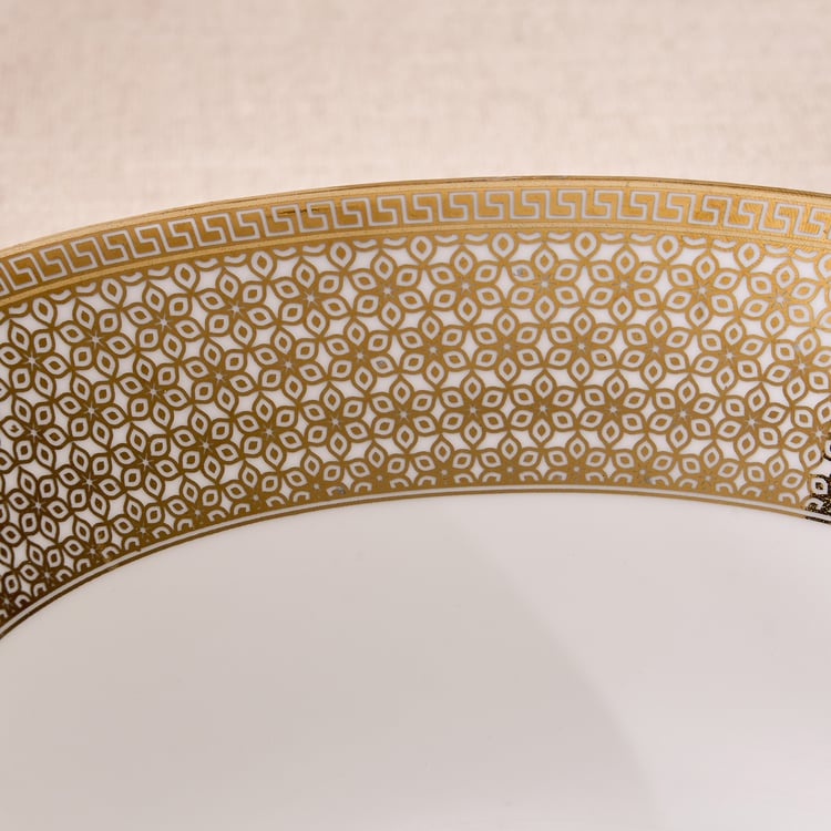 Midas Classic Bone China Printed Serving Bowl - 1L