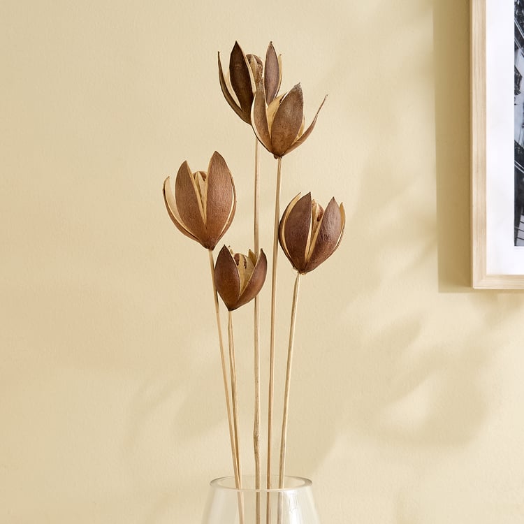Lets Garden Nest Set of 5 Artificial Lily on Stem Sticks - 55cm