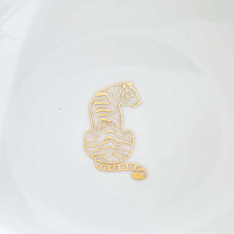 Monara Tiger Bone China Printed Cereal Bowl - 600ml