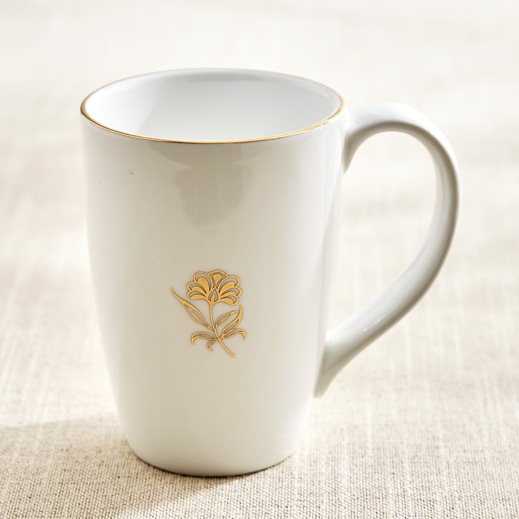 Monara Flower Orion Bone China Printed Coffee Mug - 310ml