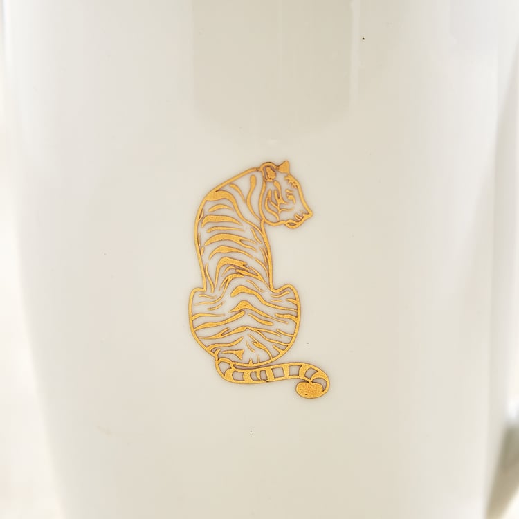 Monara Tiger Orion Bone China Printed Coffee Mug - 310ml