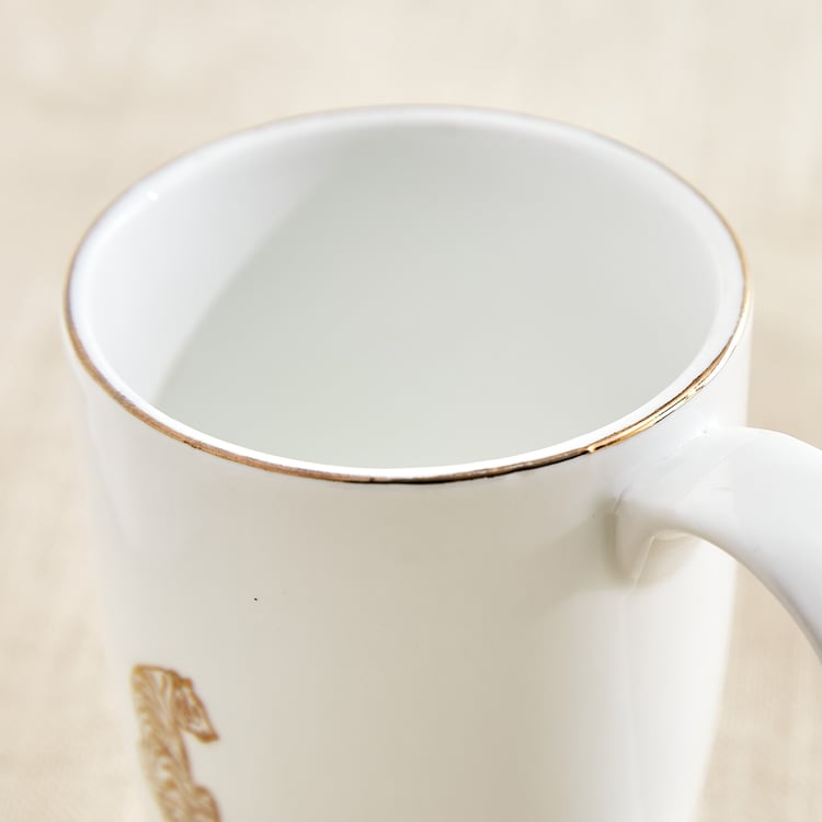 Monara Tiger Orion Bone China Printed Coffee Mug - 310ml