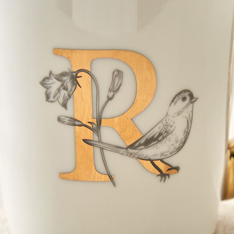 Alphaa Bone China Printed Coffee Mug - 350ml