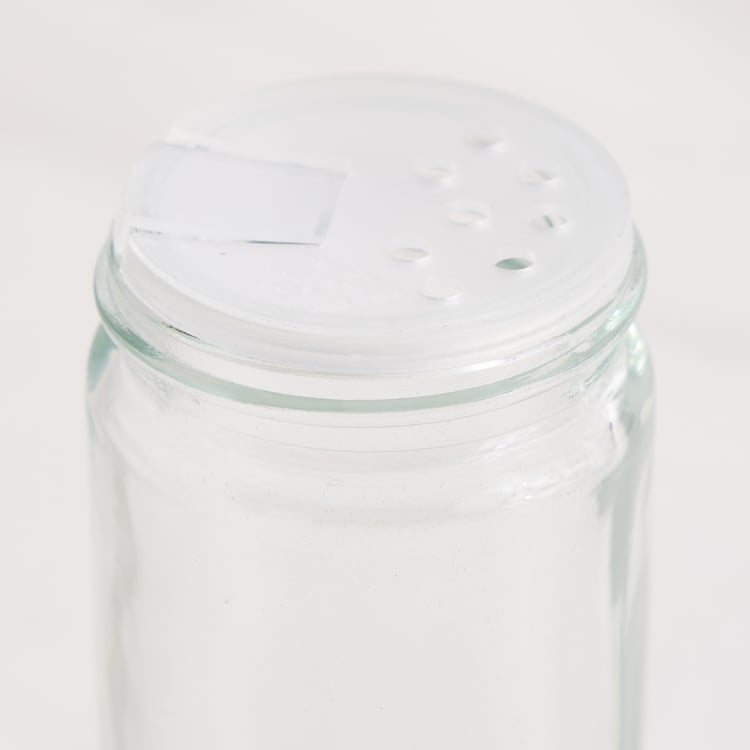 Chefs Pride Bristol Set of 4 Glass Spice Jars with Acacia Wood Stand - 90ml