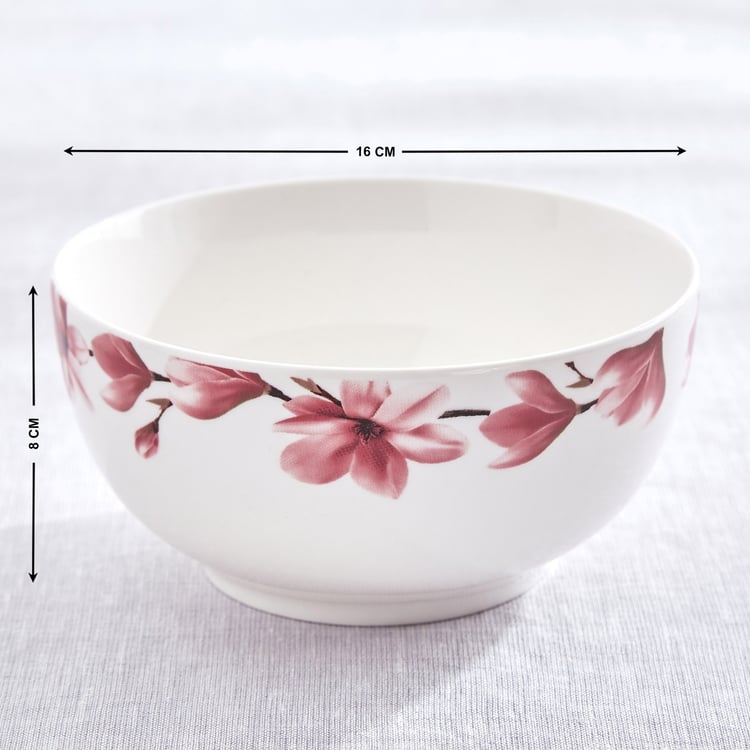 Pristine Flo 14Pcs Porcelain Dinner Set