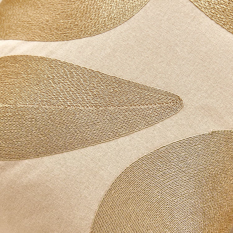 Glimmer Luxe Caden Zari Embroidered Cushion Cover - 50x30cm