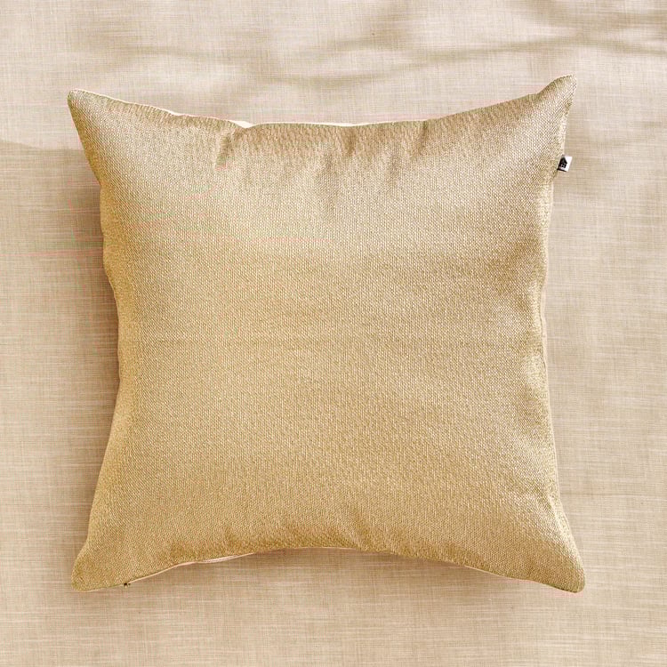 Glimmer Dusk Caden Zari Embroidered Cushion Cover - 40x40cm