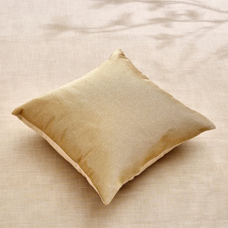 Glimmer Dusk Caden Zari Embroidered Cushion Cover - 40x40cm