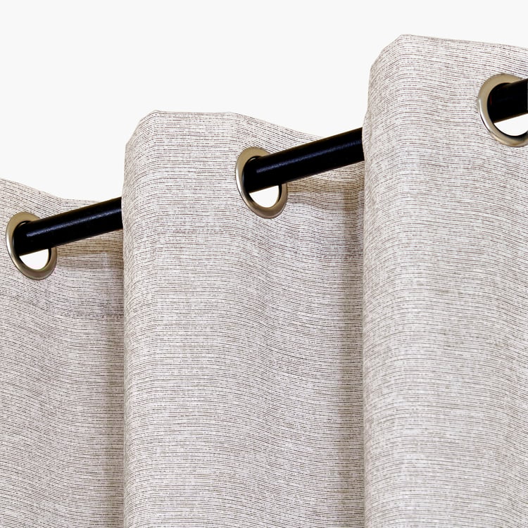 Drift Melange Set of 2 Blackout Door Curtains - 9ft