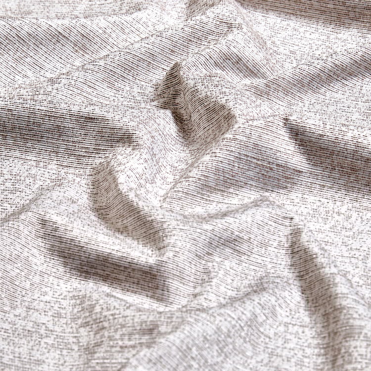 Drift Melange Set of 2 Jacquard Blackout Door Curtains - 5ft