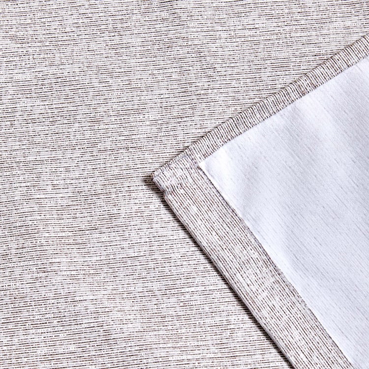 Drift Melange Set of 2 Jacquard Blackout Door Curtains - 5ft