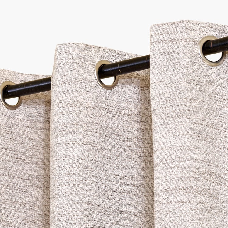 Drift Melange Set of 2 Blackout Door Curtains - 9ft