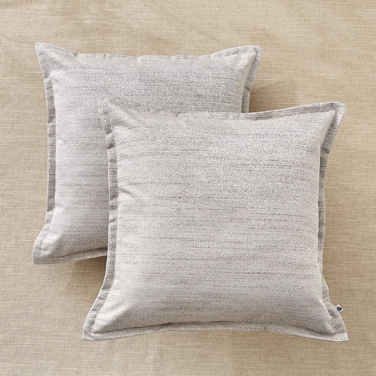 Drift Set of 2 Woven Cushion Covers - 40x40cm