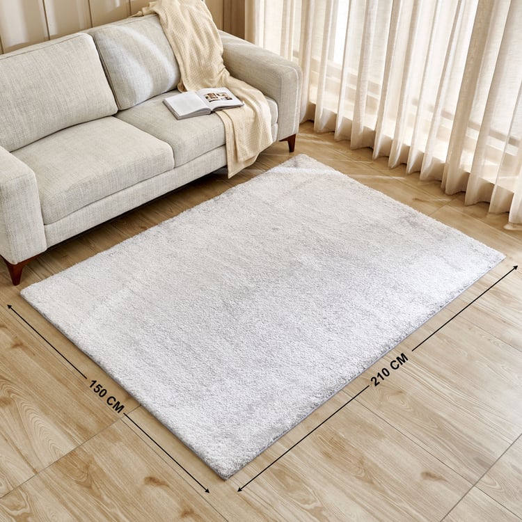 Quartz Shinning Shaggy Carpet - 210x150cm