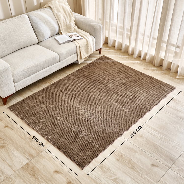 Quartz Striped Carpet with Canvas Backing - 210x150cm