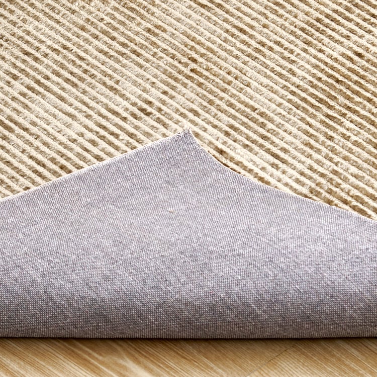 Quartz Striped Carpet with Canvas Backing - 180x120cm