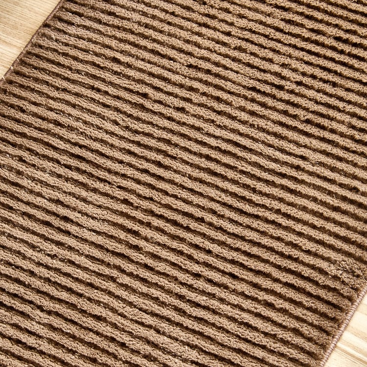 Quartz Striped Carpet with Canvas Backing - 150x50cm