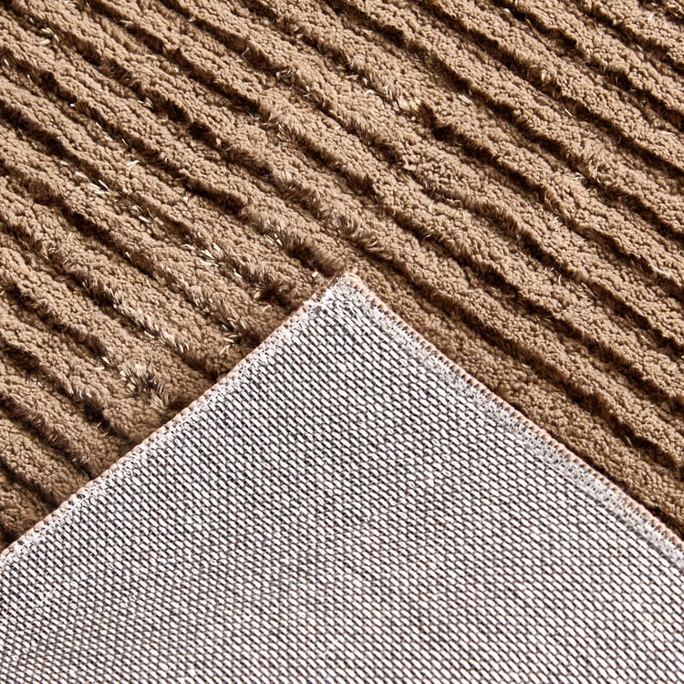 Quartz Striped Carpet with Canvas Backing - 150x50cm