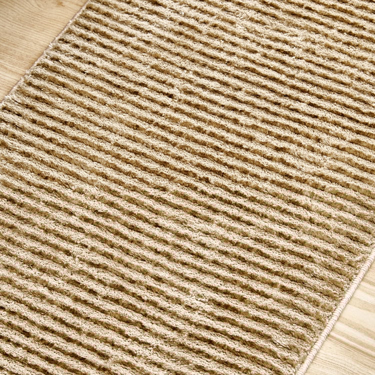 Quartz Striped Carpet with Canvas Backing - 150x50cm