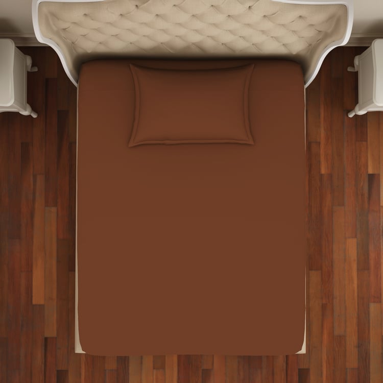 SPACES Restora Cotton 150TC 2Pc Single Bedsheet Set