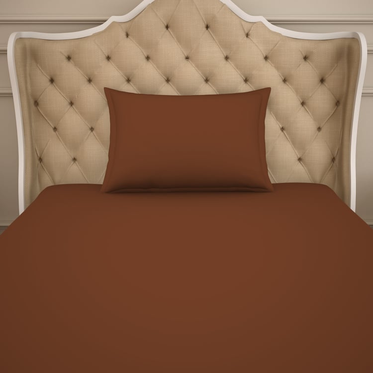 SPACES Restora Cotton 150TC 2Pc Single Bedsheet Set