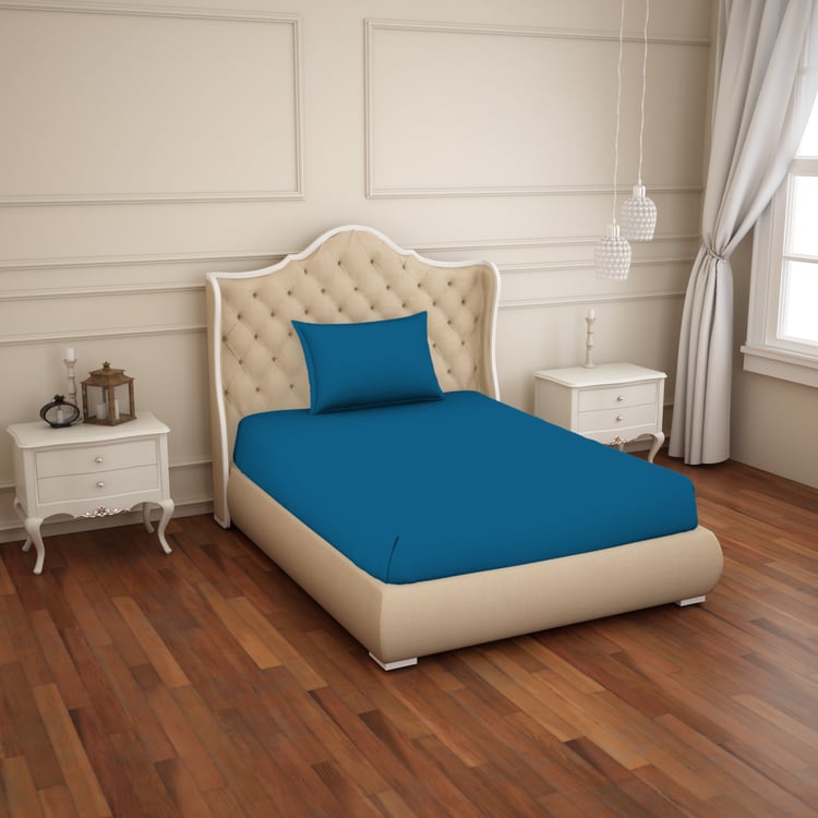 SPACES Restora Cotton 150TC 2Pcs Single Bedsheet Set