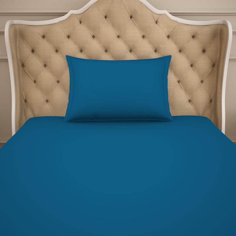 SPACES Restora Cotton 150TC 2Pcs Single Bedsheet Set
