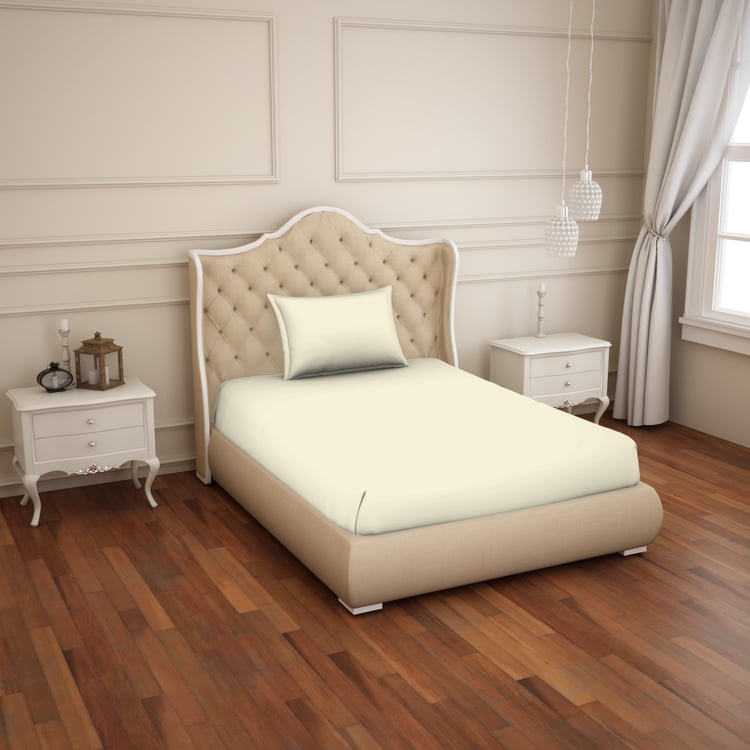SPACES Restora Cotton 150TC 2Pcs Single Bedsheet Set
