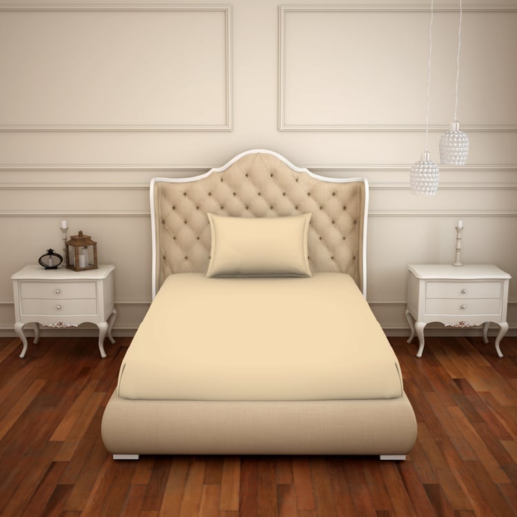 SPACES Restora Cotton 150TC 2Pc Single Bedsheet Set