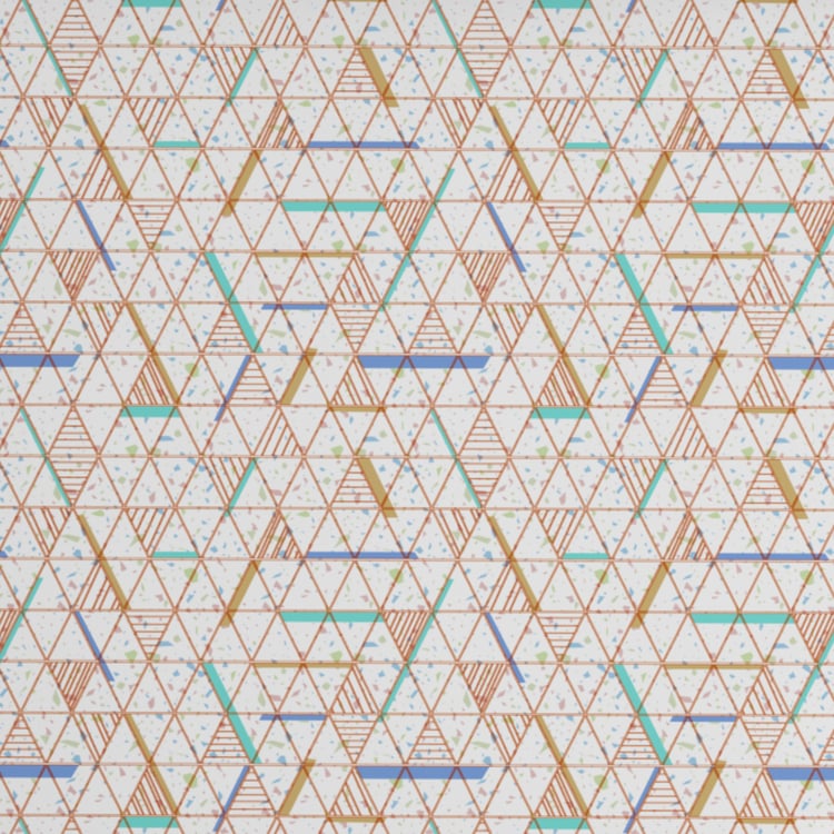 SPACES Adore Cotton 105TC Geometric Print 3Pcs Queen Bedsheet