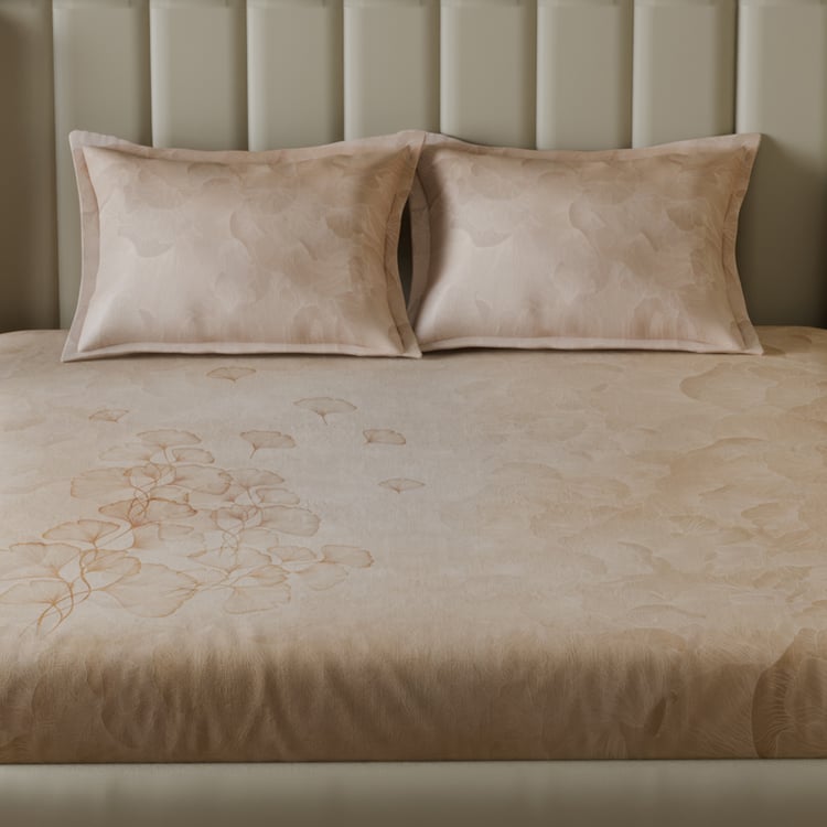 SPACES Restorative Realms Hygro Cotton 210TC Printed 3Pcs Super King Bedsheet Set