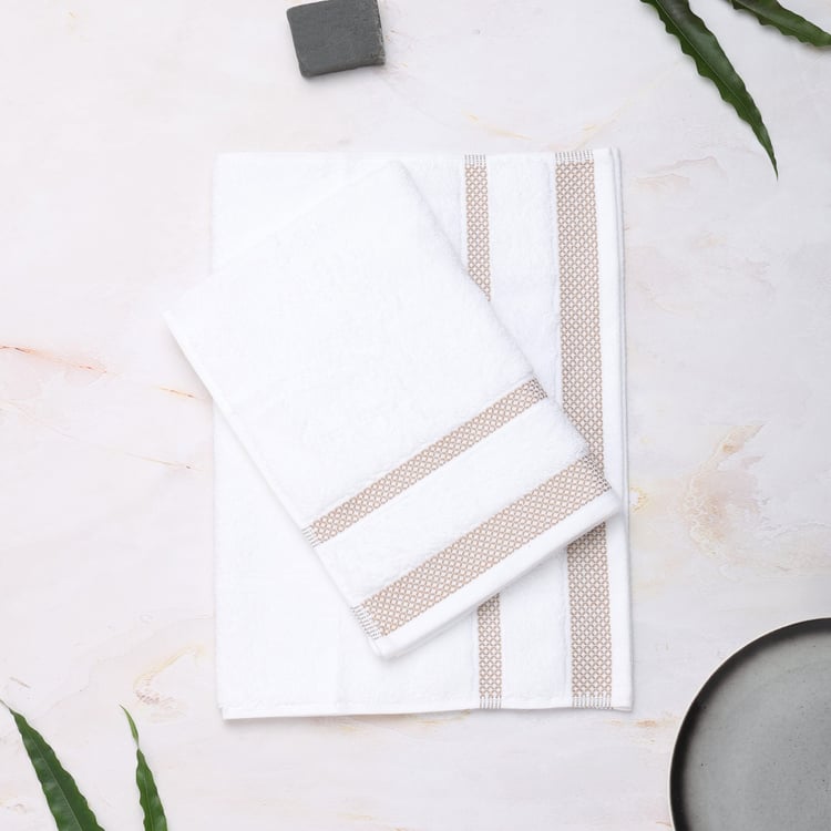 SPACES Hygro Set of 2 Cotton Hand Towels - 60x40cm