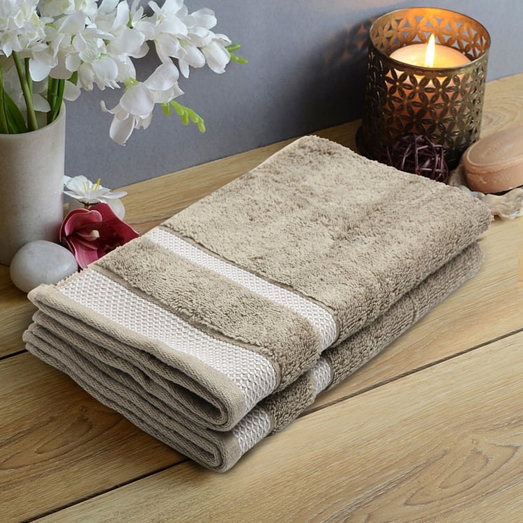 SPACES Hygro Set of 2 Cotton Hand Towels - 60x40cm