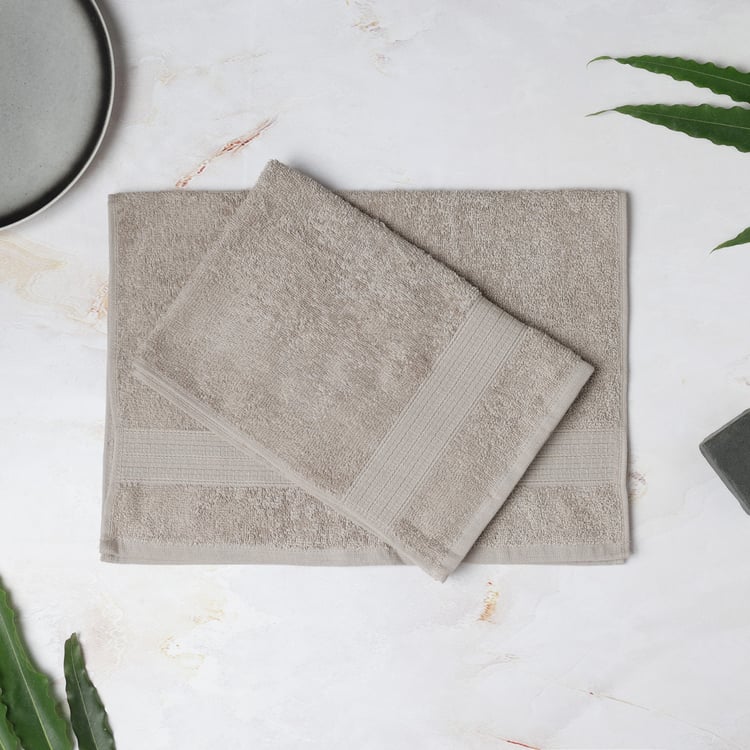SPACES Day2Day Set of 2 Cotton Hand Towels - 60x40cm